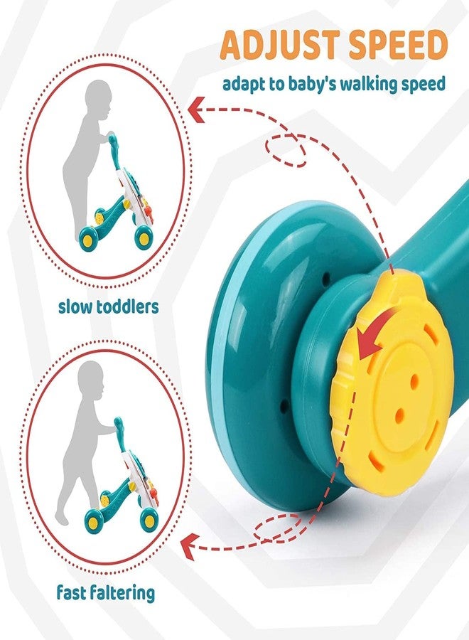 Glaceon Baby Push Walker 2 in 1 Sit-to-Stand Learning Walker with Wheels Kids’Multiple Educational Activity Center Music Learning Toy for Infant Boys Girls - Image 5